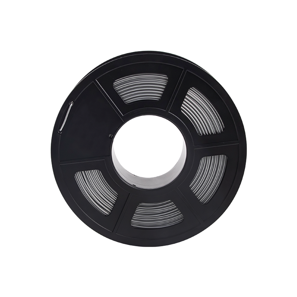 MINGDA Silver Color PLA Filament, 1.75mm for 3D Printer, 1kg(2.2lbs), Silver