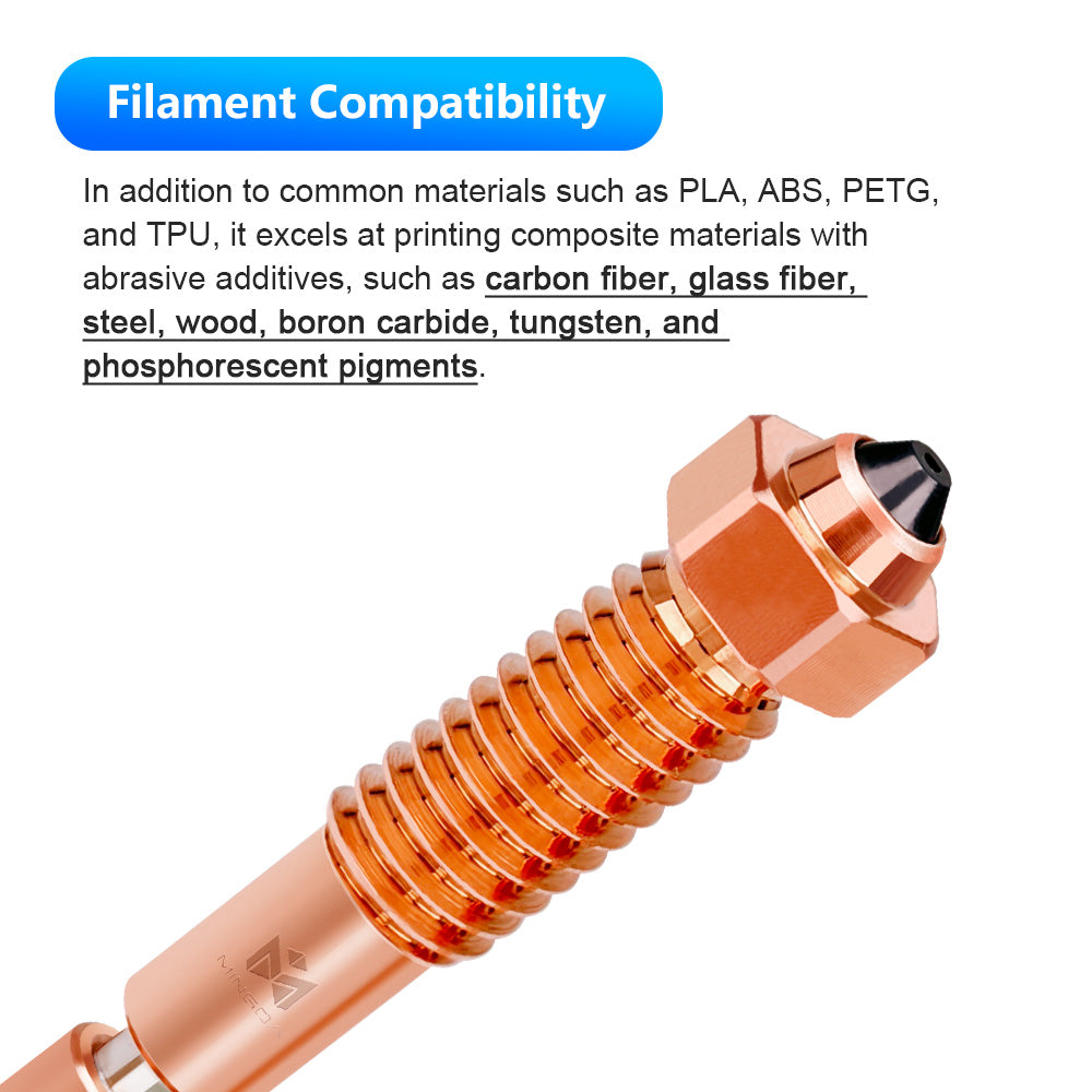 MD-400D Integrated High Coat Harden Steel Nozzle