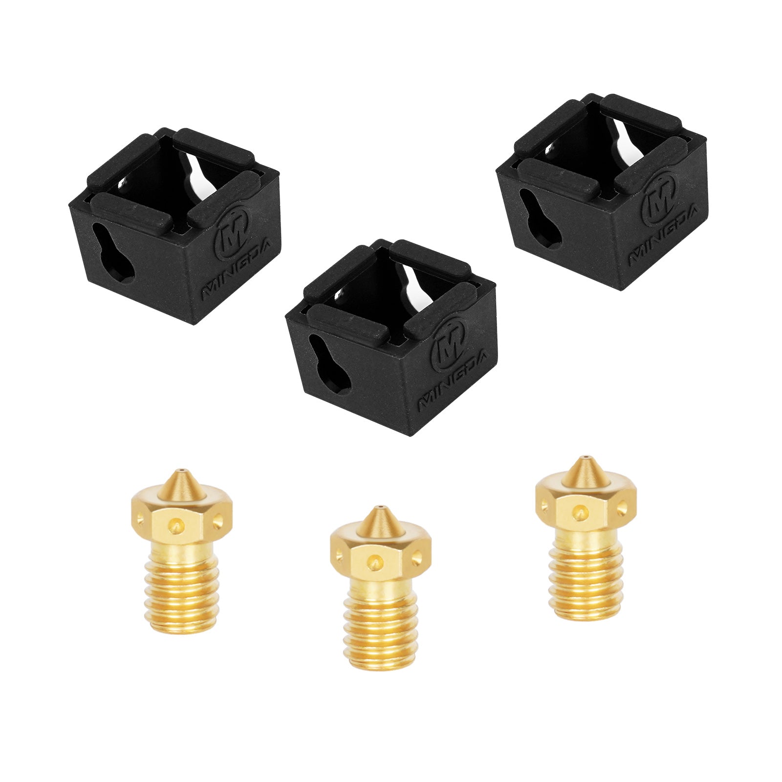 3 Stück Hotend Socken und Düsen