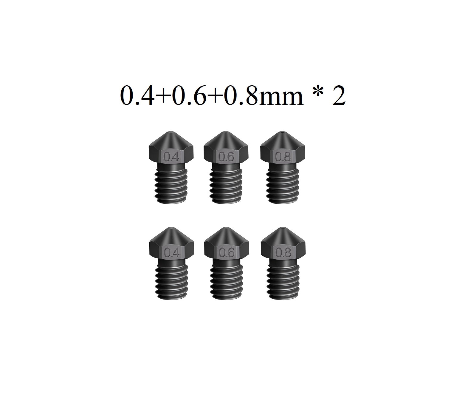 5pcs/2pcs Hardened Steel Nozzle (free shipping)