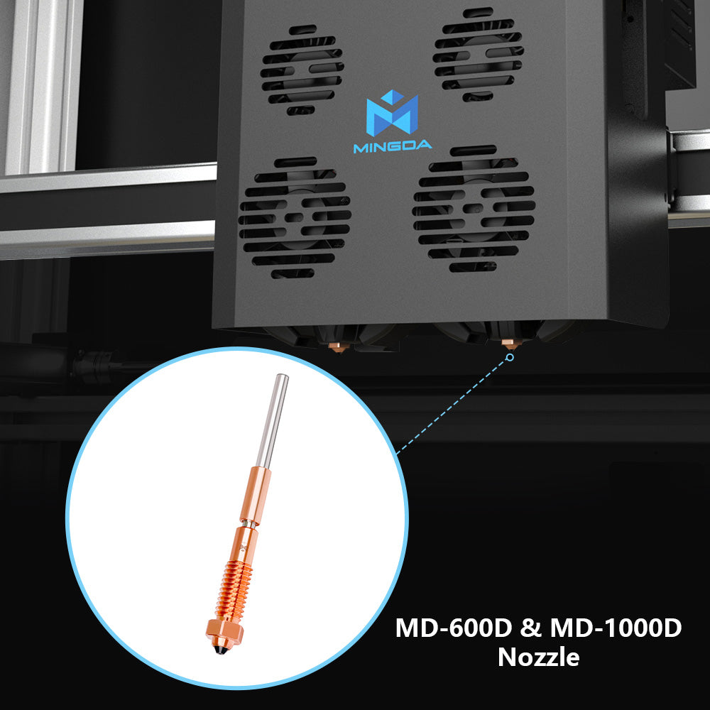 5pcs MD-600D & MD-1000D Integrated High Coat Harden Steel Nozzle (Free shipping)