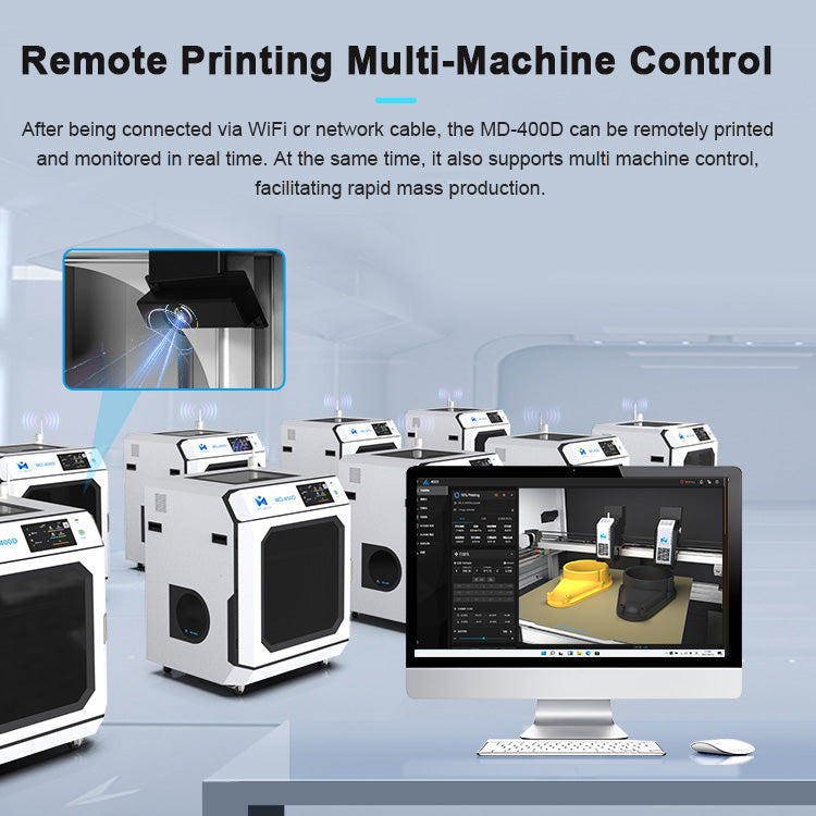 MD-400D IDEX Hyper Speed 3D-Drucker