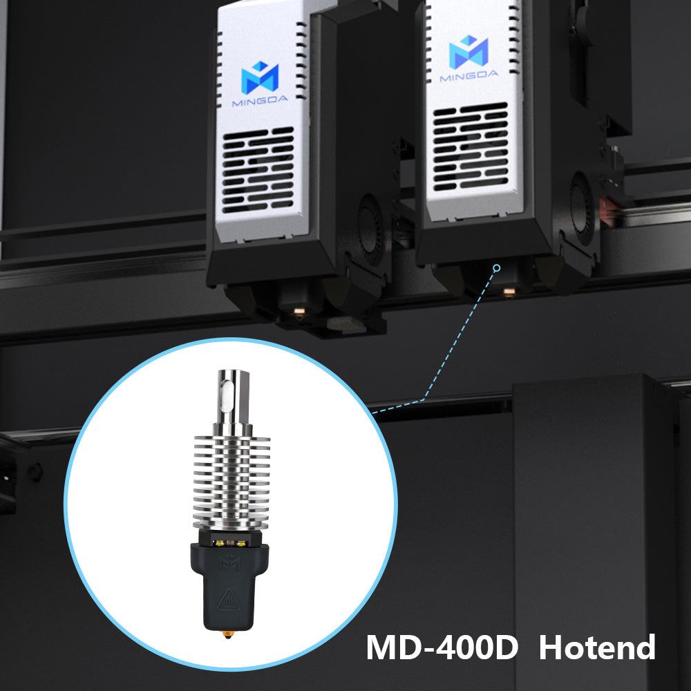 New MD-400D Integrated Hotend