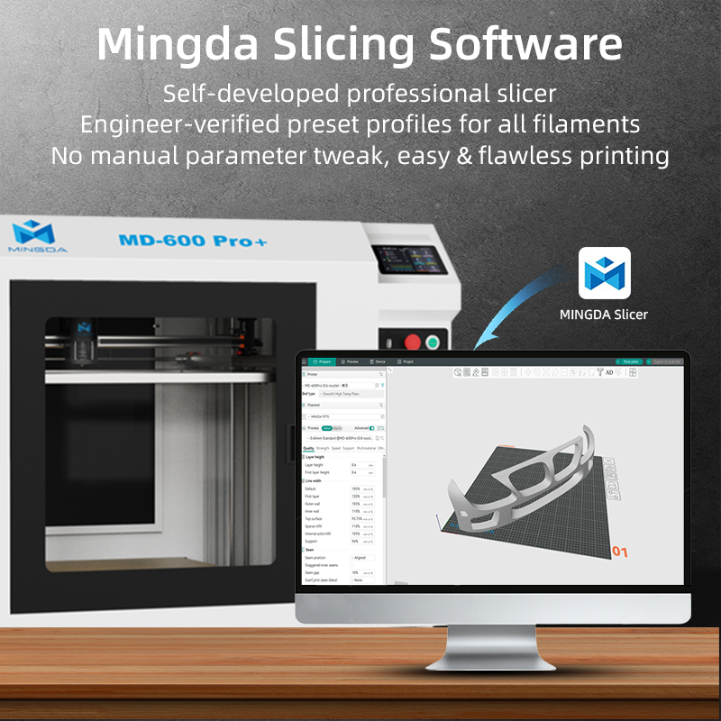 MD-600Pro+ Industrial 3D Printer